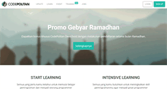 Desktop Screenshot of codepolitan.com
